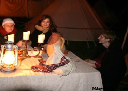 Abendstimmung im Lager