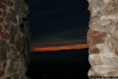 Abendstimmung überm Bayerischen Wald