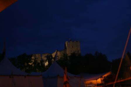 Burgruine Weißenstein in der Abendstimmung