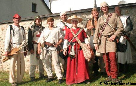 Ritter vor der Wehrkirche