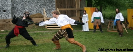 Tschechen beim Kämpfen